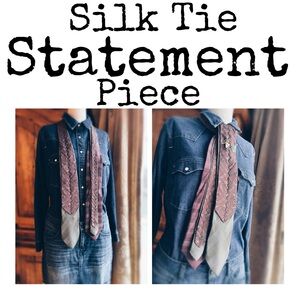 Silk Tie Statement Piece Kenneth Cole